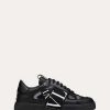 Valentino Low-Top Calfskin Vl7N Sneaker With Bands | Sneakers