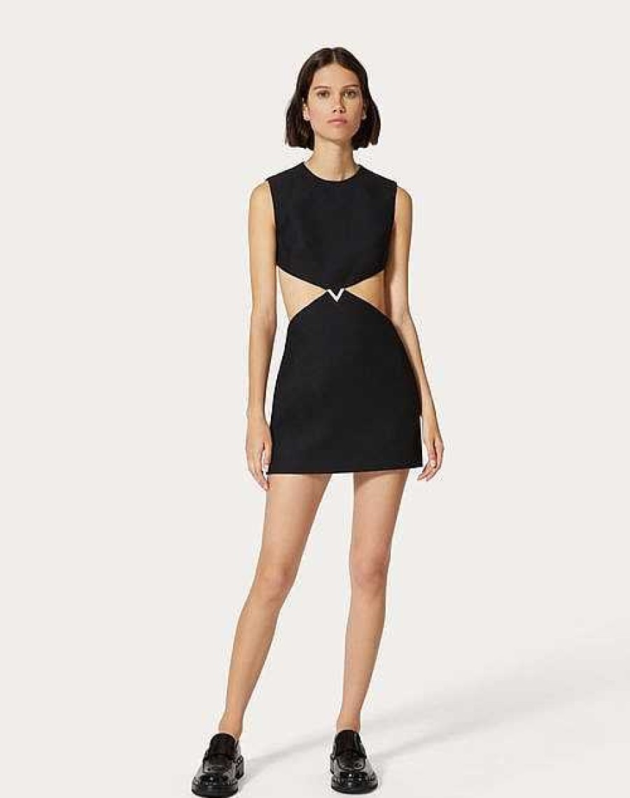 Valentino Crepe Couture Short Dress | Dresses