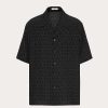 Valentino Silk Bowling Shirt In Toile Iconographe Print | Shirts