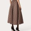 Valentino Toile Iconographe Faille Midi Skirt | Skirts