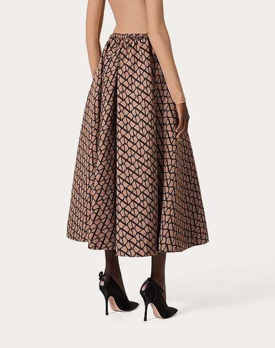 Valentino Toile Iconographe Faille Midi Skirt | Skirts