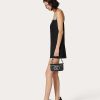 Valentino Embroidered Crepe Couture Short Dress | Dresses