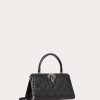 Valentino Rockstud Padded Nappa Handbag | Top Handle Bags