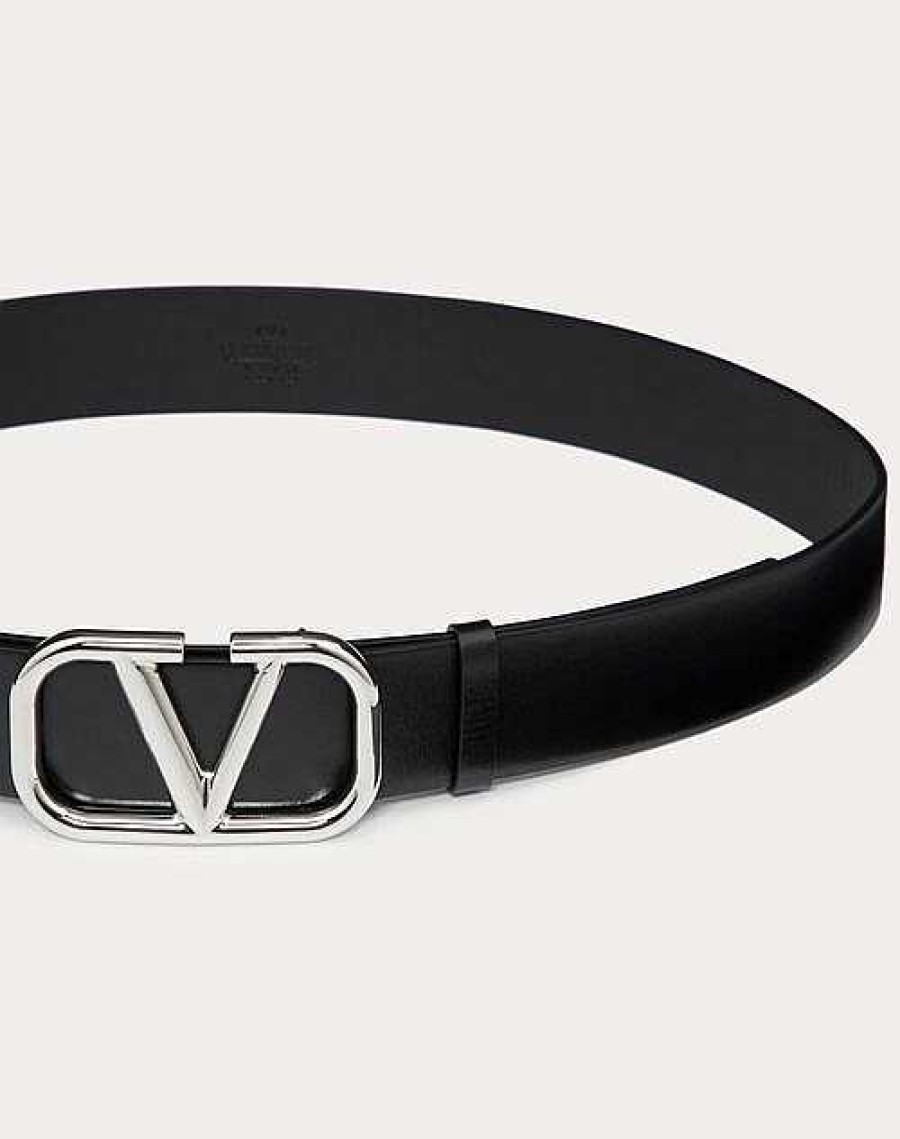 Valentino Vlogo Signature Calfskin Belt 40 Mm | Belts