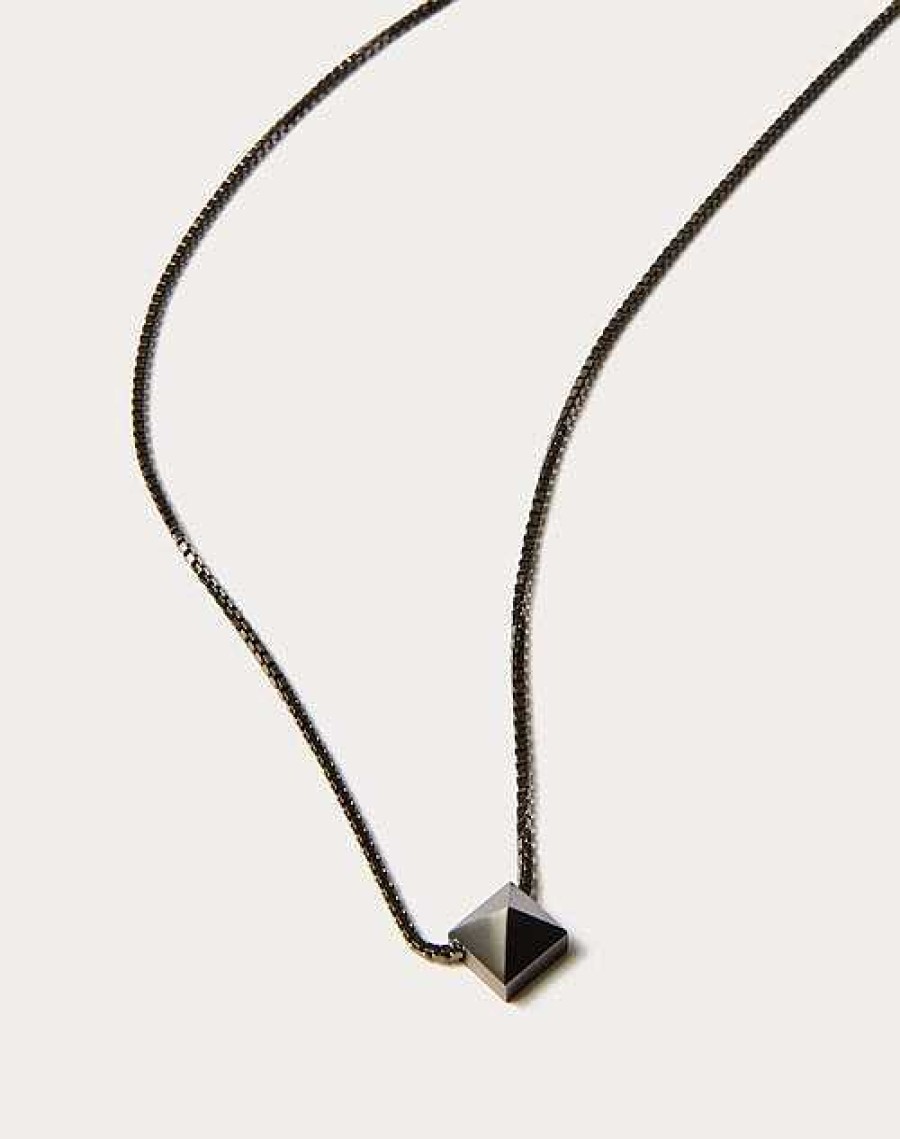 Valentino Metal Rockstud Necklace | Jewelry