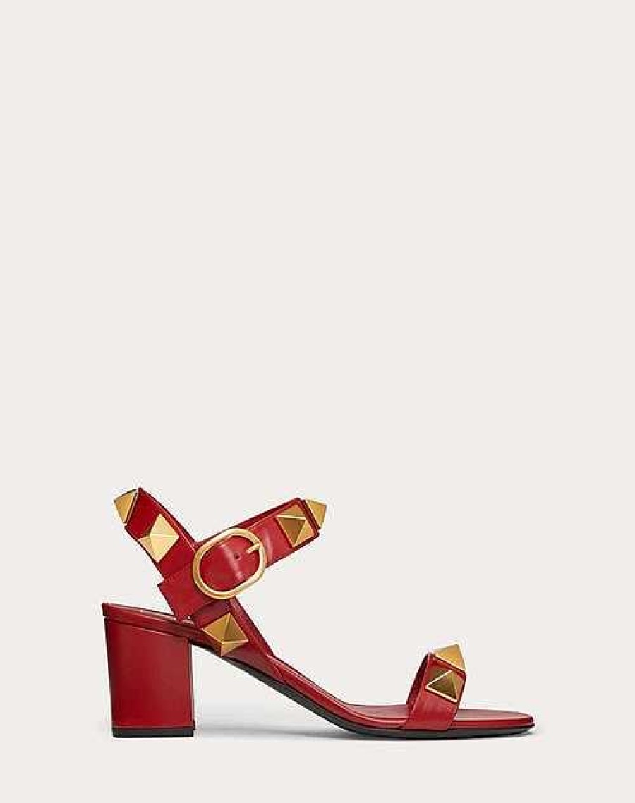 Valentino Roman Stud Calfskin Sandal 60 Mm | Sandals