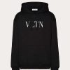 Valentino Hooded Sweatshirt With Vltn Print | T-Shirts And Sweatshirts