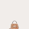 Valentino Micro Vsling Handbag With 3D Embroidery | Top Handle Bags