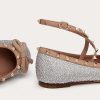 Valentino Rockstud Ballerina With S | Ballerinas