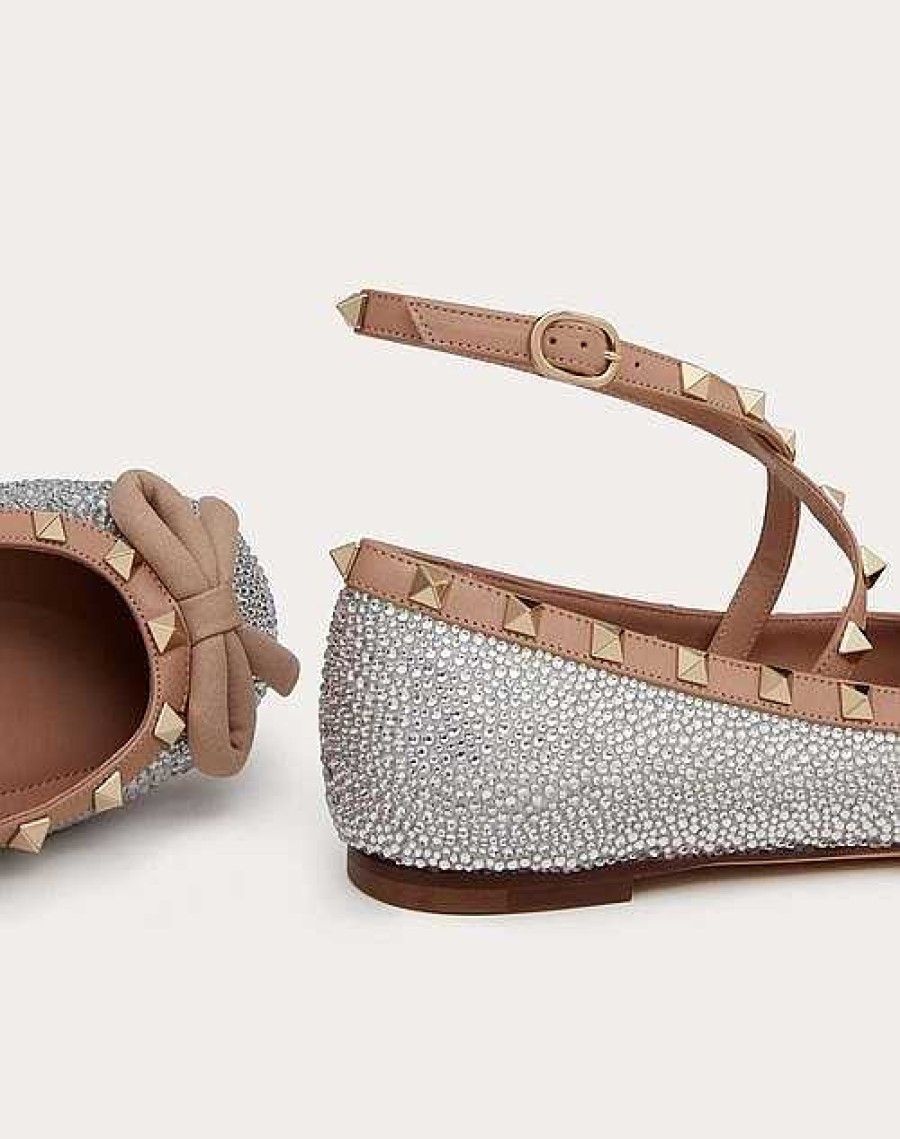 Valentino Rockstud Ballerina With S | Ballerinas