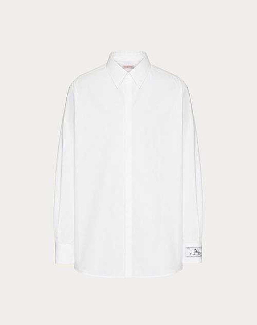 Valentino Long Sleeve Cotton Shirt With Maison Valentino Tailoring Label | Shirts