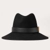 Valentino Vlogo Signature Fedora Hat | Hats And Gloves