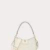 Valentino Vlogo Leather Shoulder Bag In Grainy Calfskin | Shoulder Bags