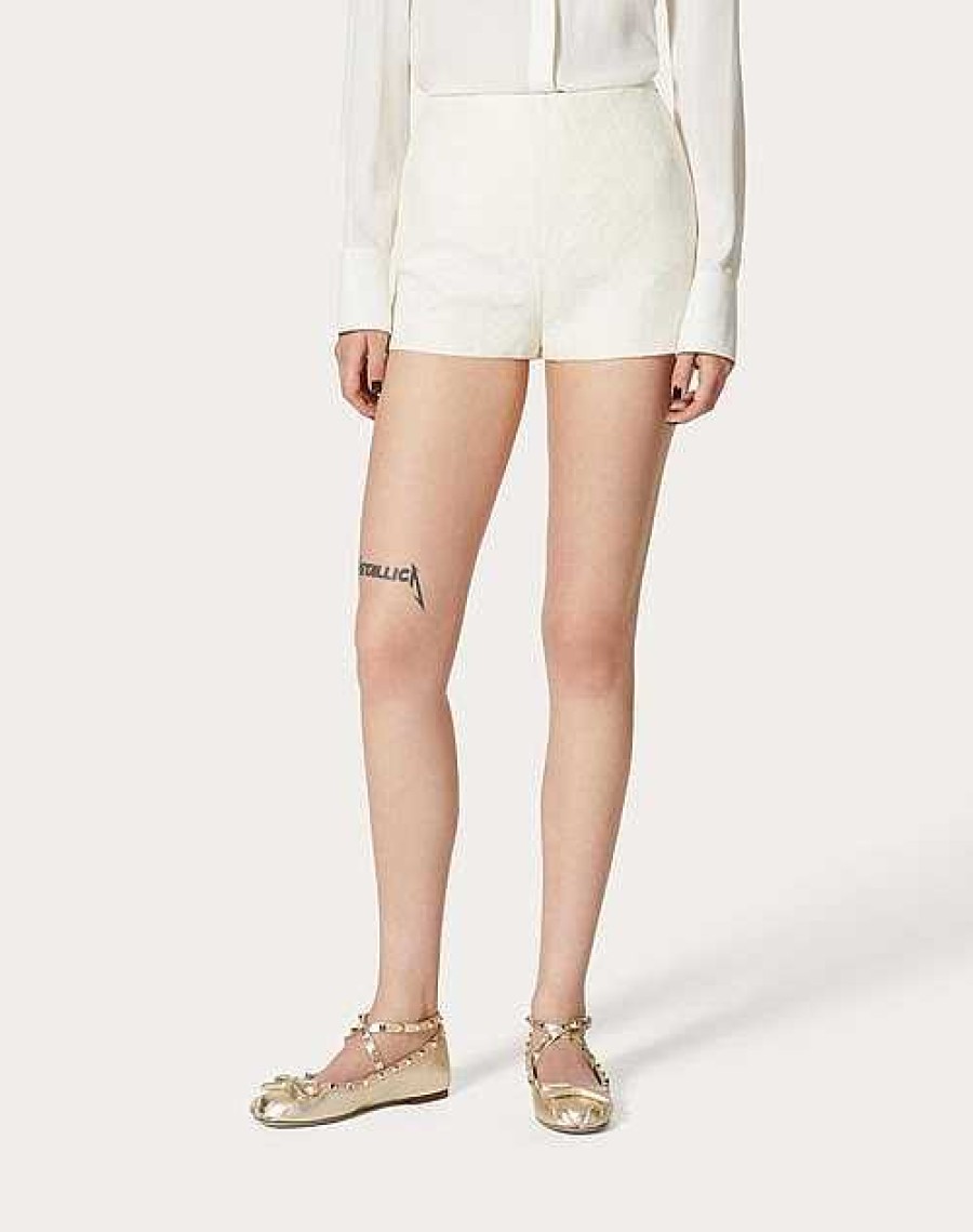 Valentino Toile Iconographe Crepe Couture Shorts | Pants And Shorts