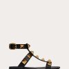 Valentino Roman Stud Flat Calfskin Sandal | Sandals