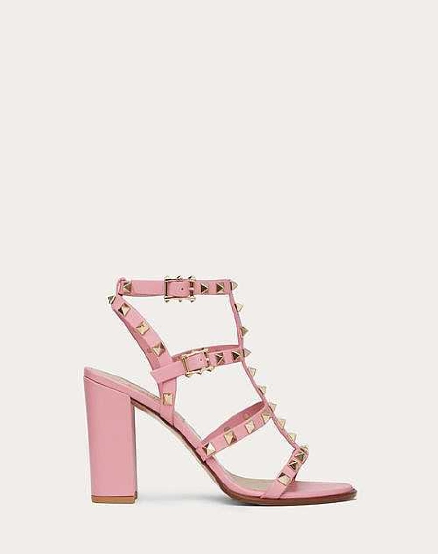 Valentino Rockstud Ankle Strap Sandal 90 Mm | Sandals