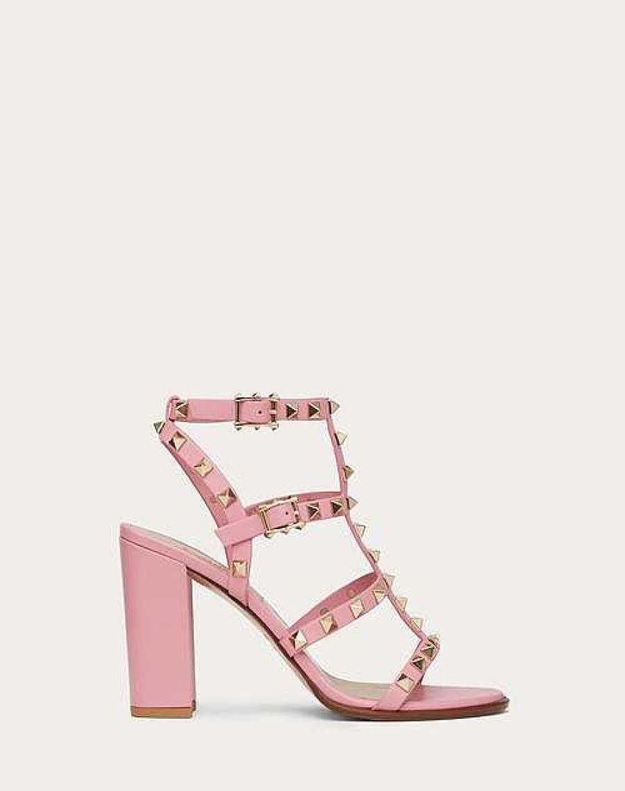 Valentino Rockstud Ankle Strap Sandal 90 Mm | Sandals