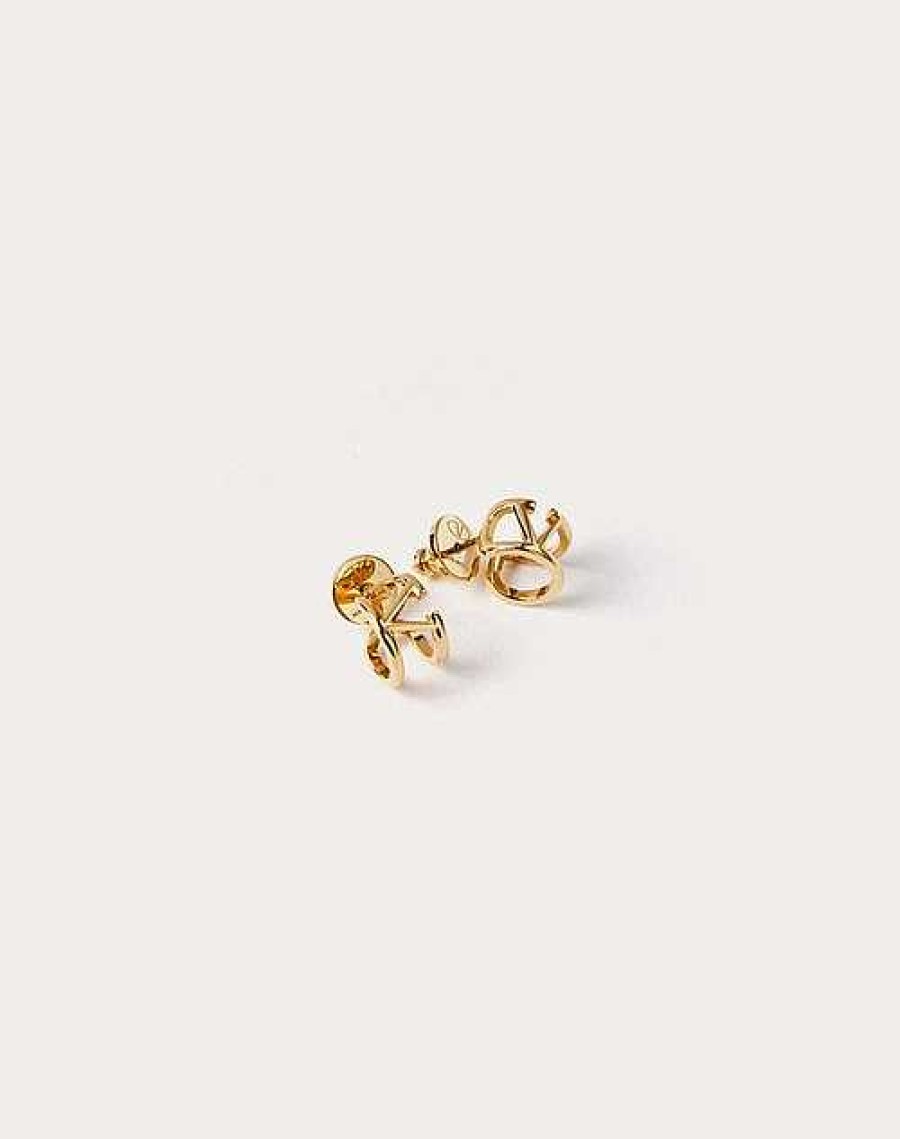 Valentino Mini Vlogo Signature Metal Earrings | Jewelry