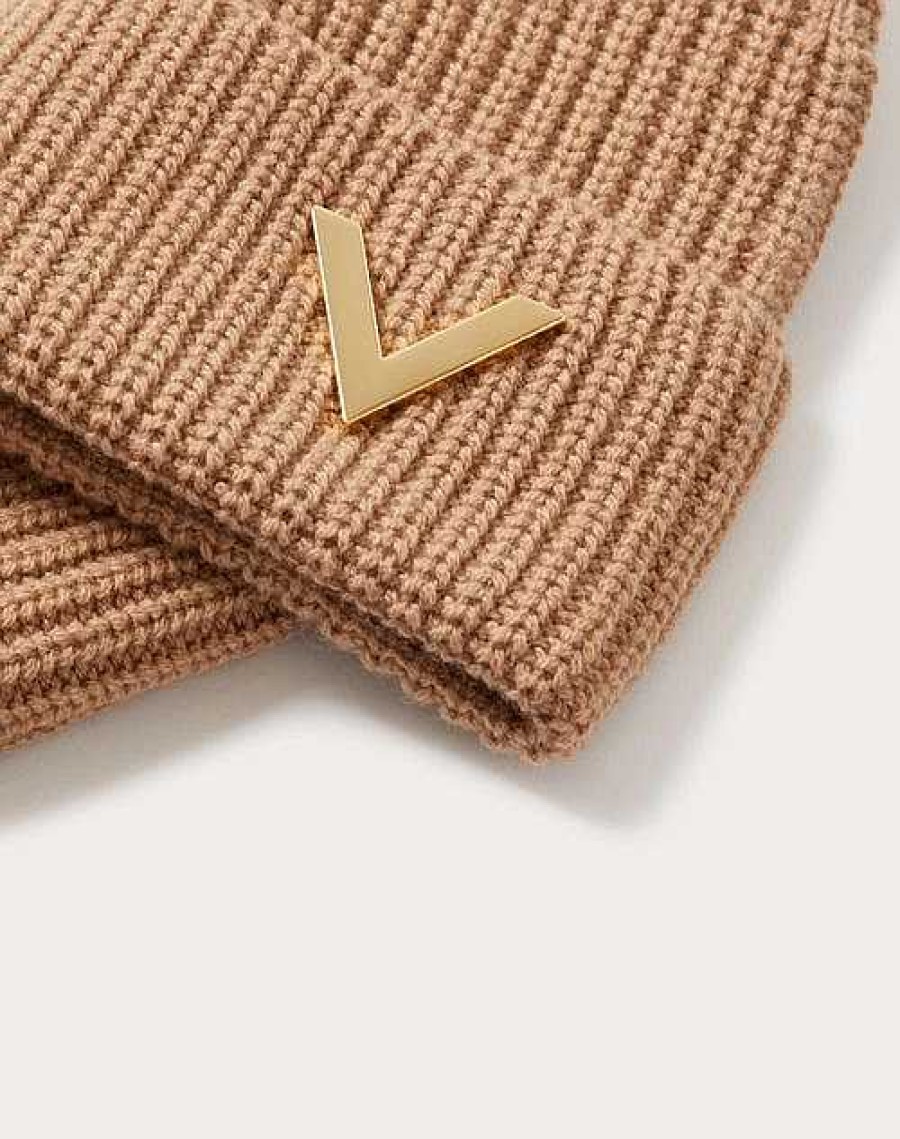 Valentino Valentino Cashmere Beanie | Hats And Gloves