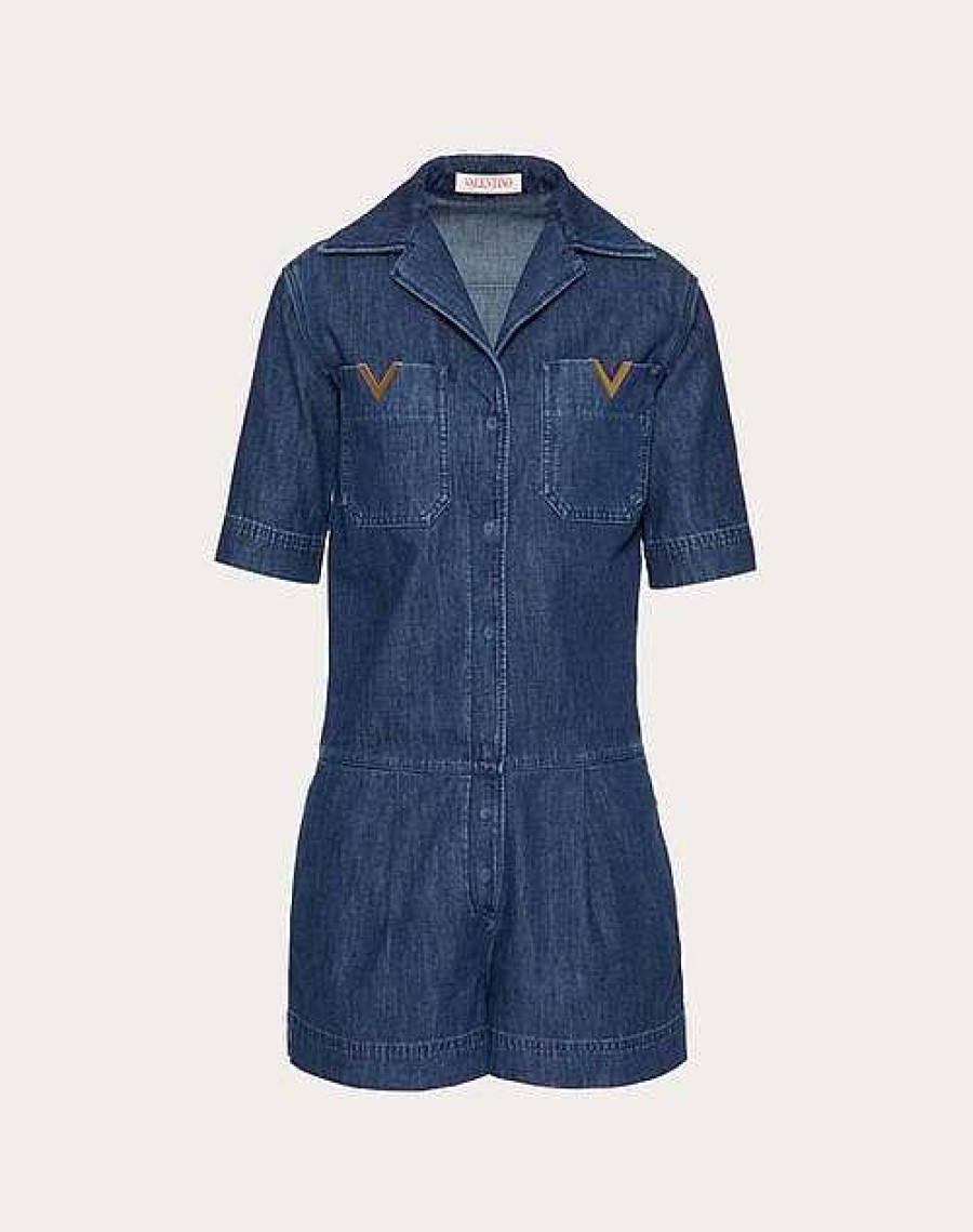 Valentino Chambray Jumpsuit | Denim