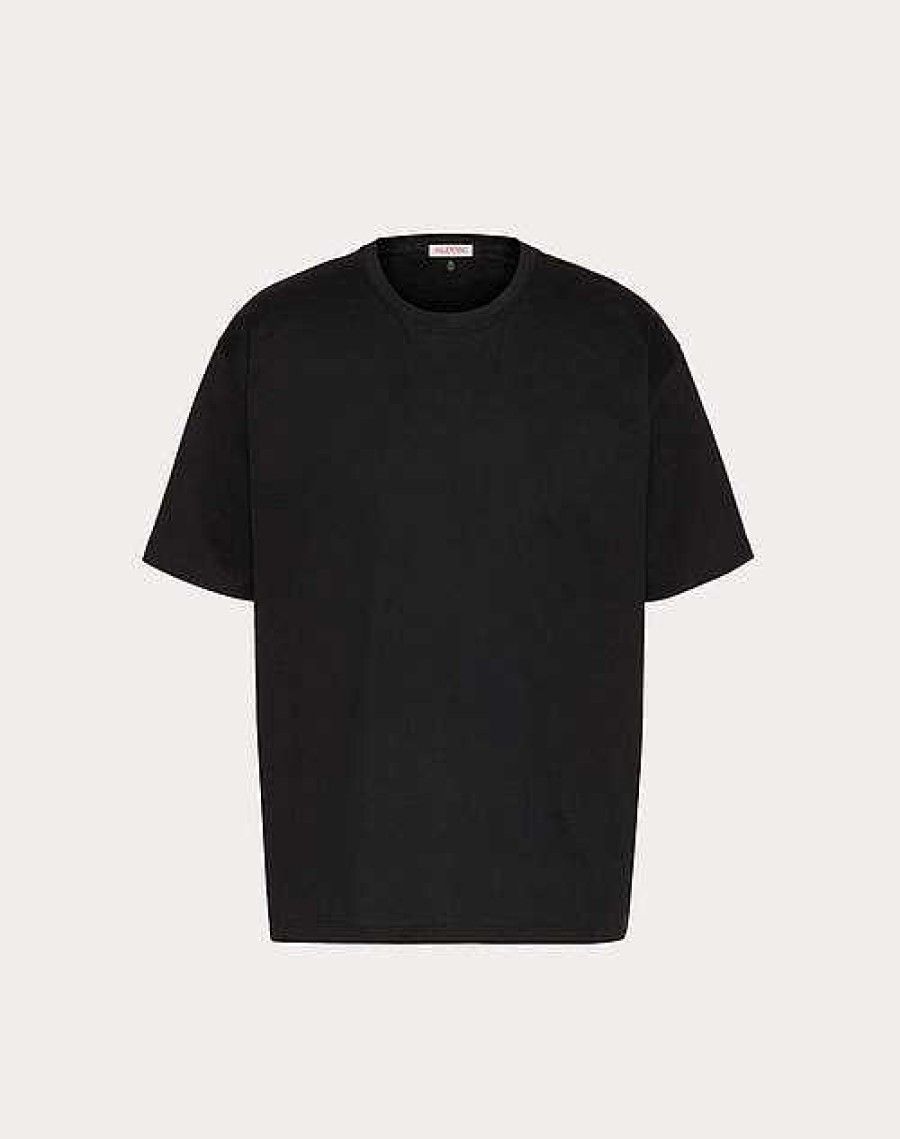 Valentino Cotton Crewneck T-Shirt | T-Shirts And Sweatshirts