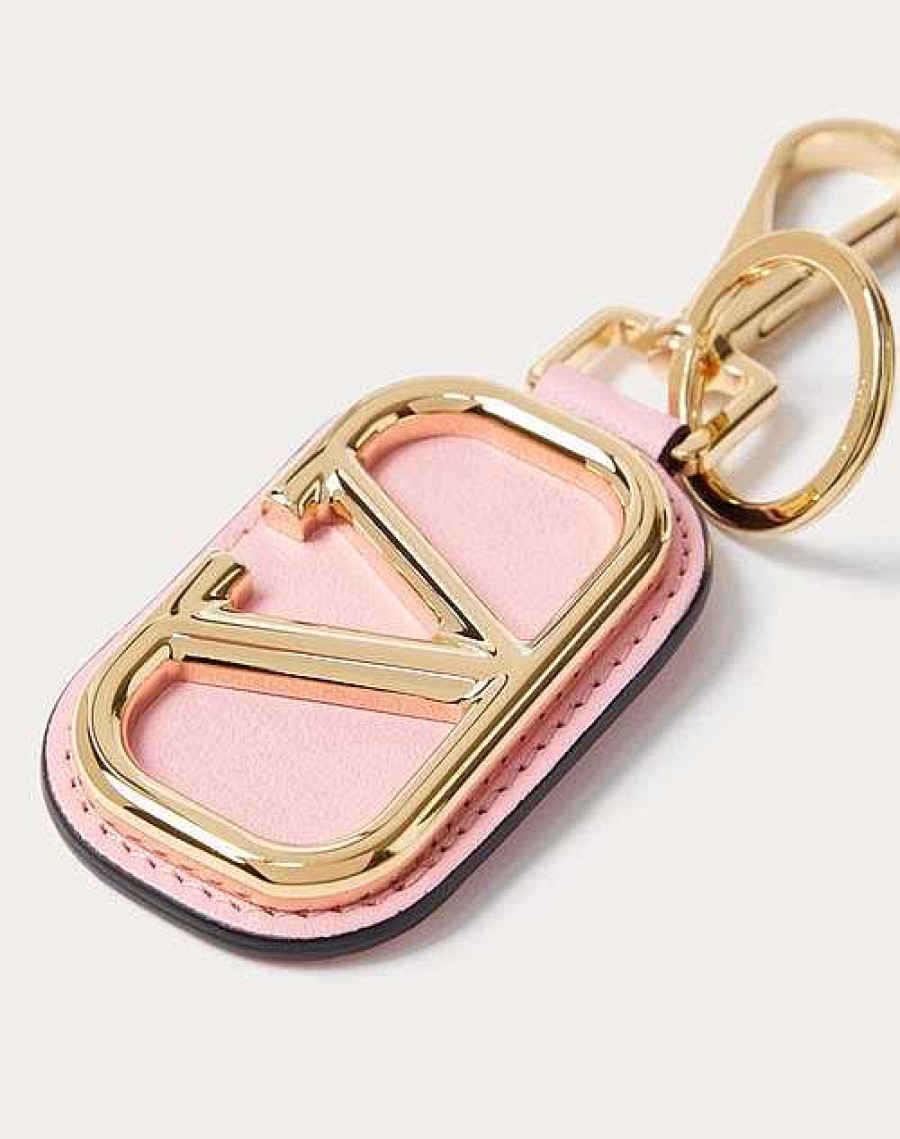 Valentino Vlogo Signature Calfskin Key Chain | Wallets And Small Leather Goods