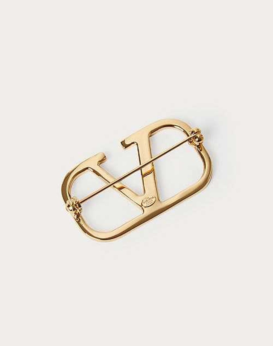 Valentino Vlogo Signature Metal Brooch | Jewelry