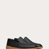 Valentino Leisure Flows Slip-On In Grainy Calfskin | Lace-Ups And Loafers