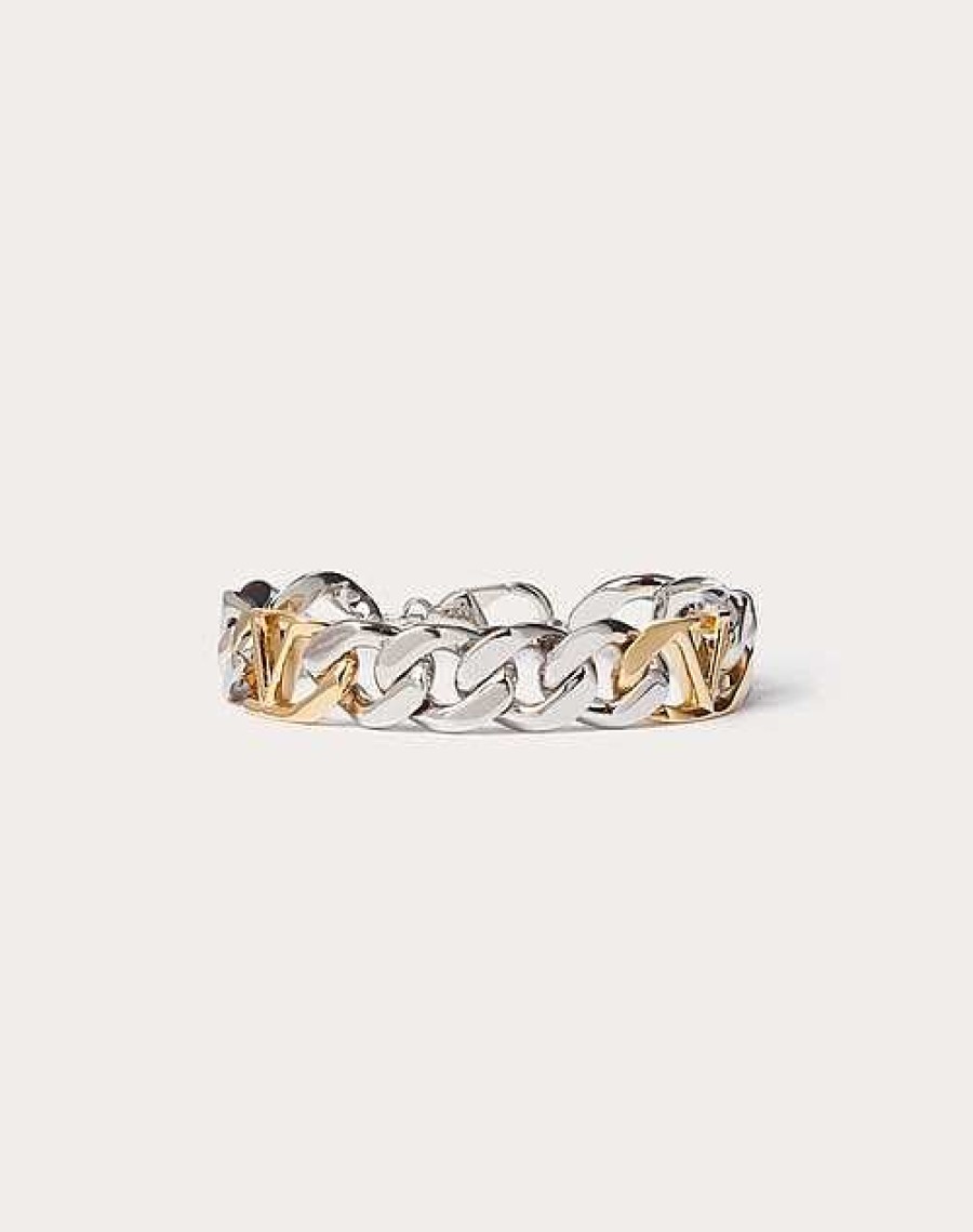 Valentino Vlogo Chain Metal Bracelet | Jewelry