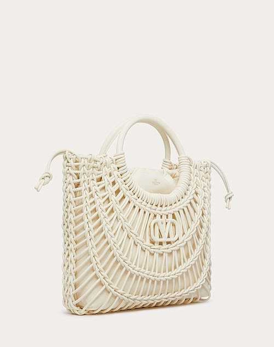 Valentino Allknots Woven Leather Shopper | Totes