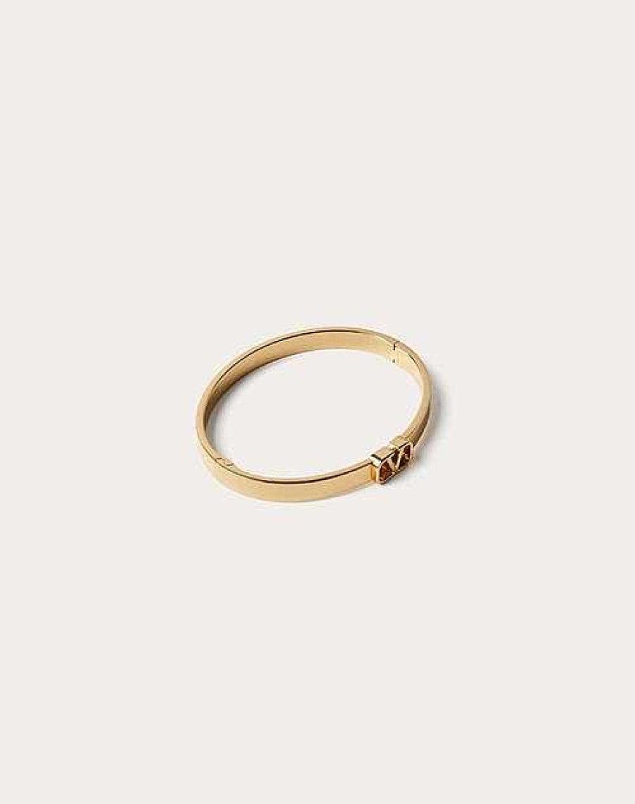 Valentino Mini Vlogo Signature Metal Bangle | Jewelry