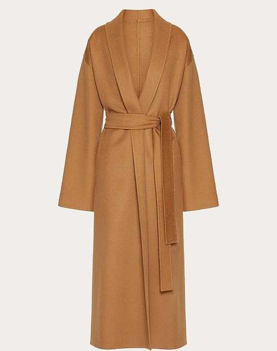 Valentino Compact Drap Coat | Coats And Outerwear