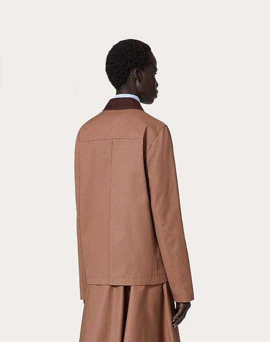 Valentino Couture Canvas Caban | Jackets And Blazers