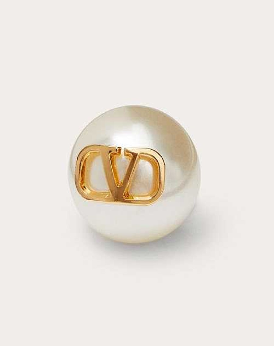 Valentino Vlogo Signature Earrings With Pearls | Jewelry