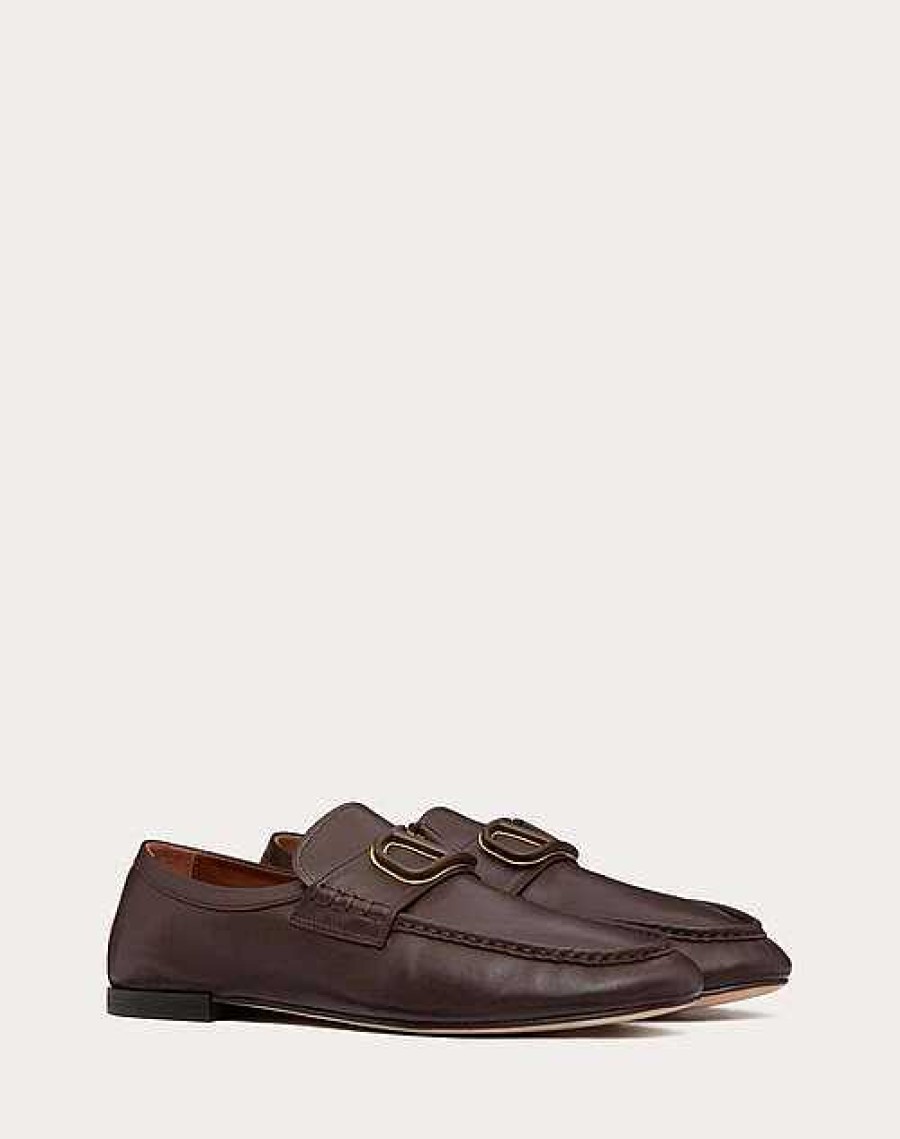 Valentino Vlogo Signature Calfskin Nappa Loafer | Lace-Ups And Loafers