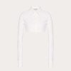 Valentino Compact Popeline Blouse | Shirts And Tops