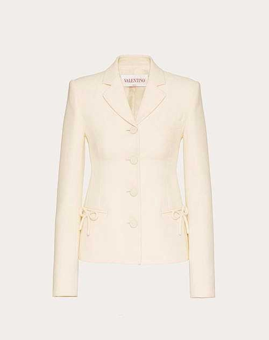 Valentino Crepe Couture Jacket | Jackets And Blazers