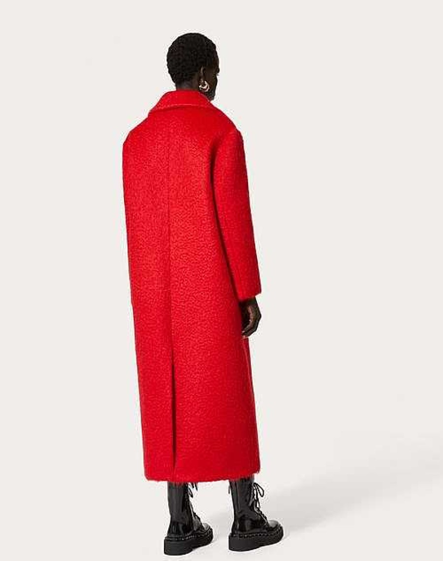 Valentino Uncoated Boucle Coat | Coats And Outerwear