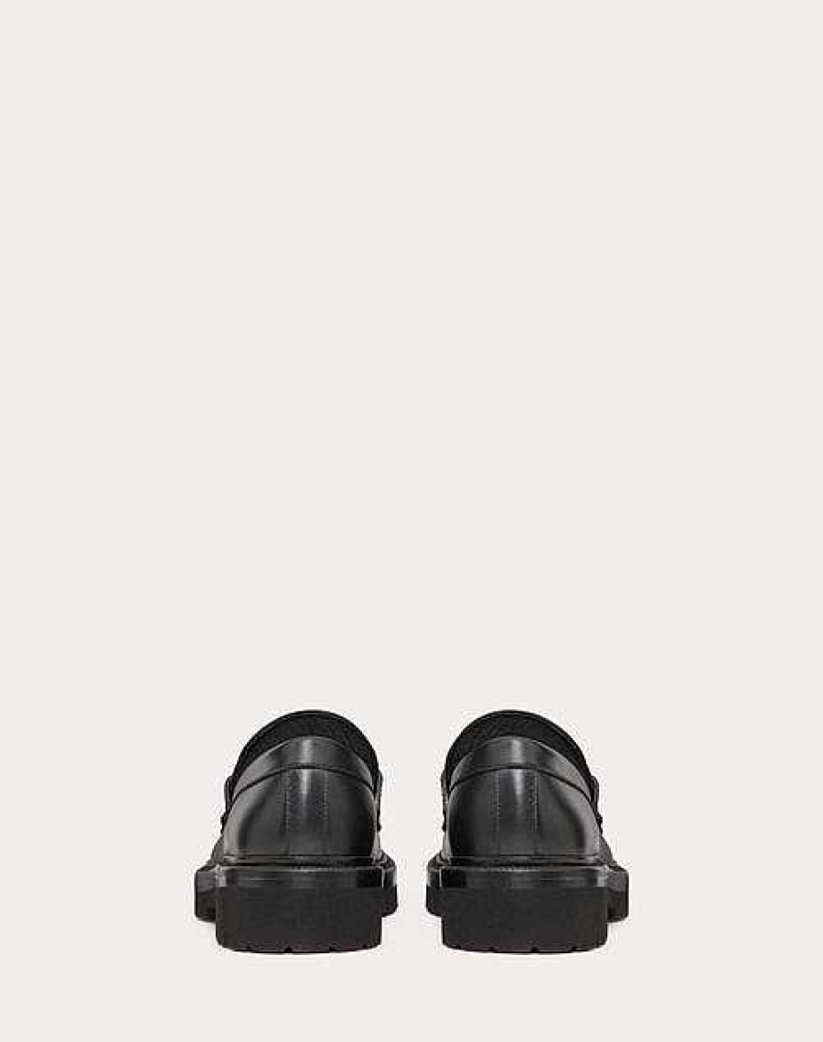 Valentino Vlogo Signature Calfskin Loafer | Lace-Ups And Loafers