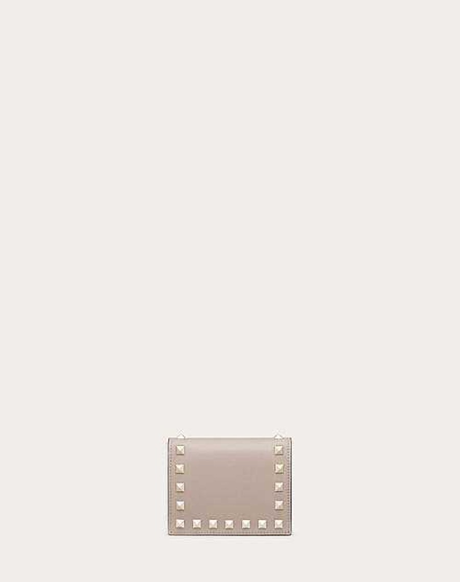 Valentino Small Rockstud Calfskin Wallet | Wallets And Small Leather Goods