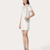 Valentino Embroidered Crepe Couture Short Dress | Dresses