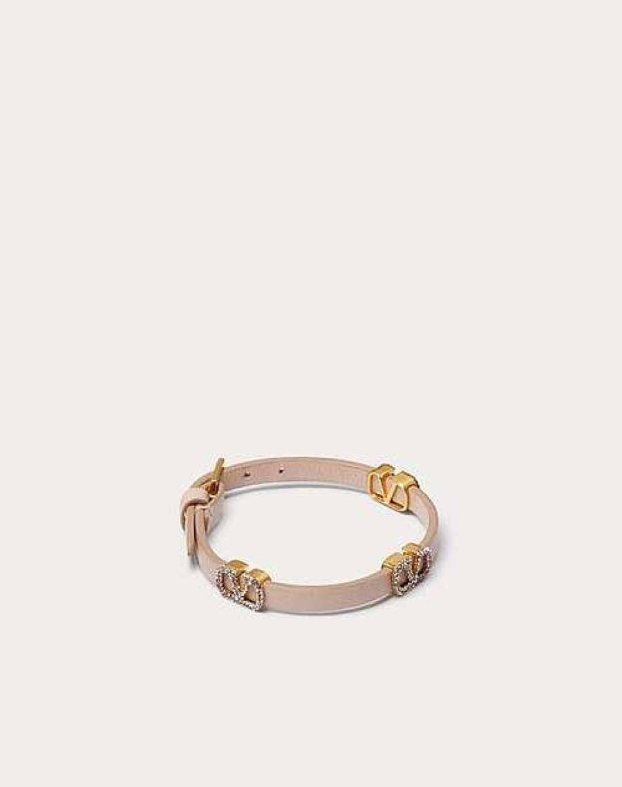 Valentino Vlogo Signature Leather Bracelet | Jewelry