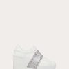 Valentino Open Disco Wedge Sneaker In Calfskin With Metallic Band And Matching Studs 85Mm | Sneakers