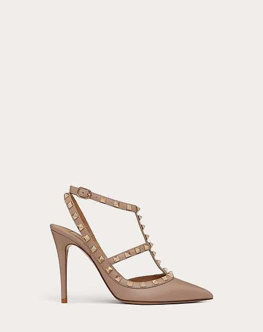 Valentino Rockstud Ankle Strap Pump 100 Mm | Pumps