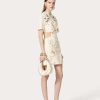 Valentino Embroidered Crepe Couture Short Dress | Dresses