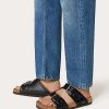 Valentino Fussfriend Calfskin Leather Slide Sandal | Sandals