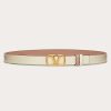 Valentino Reversible Vlogo Signature Belt In Glossy Calfskin 20 Mm | Belts