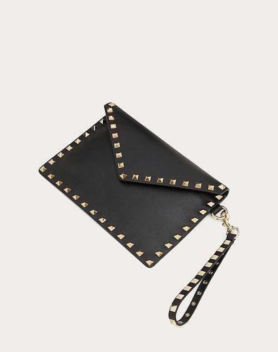 Valentino Rockstud Calfskin Pouch | Mini Bags