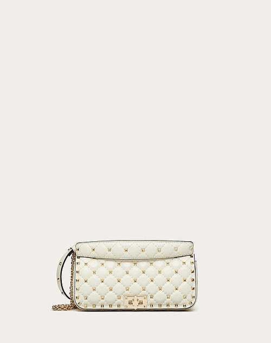 Valentino Rockstud Spike Calfskin Shoulder Bag | Shoulder Bags