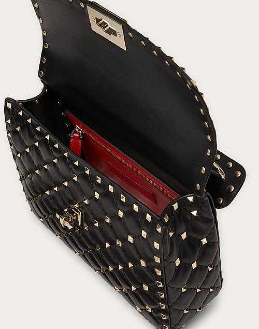 Valentino Medium Nappa Rockstud Spike Bag | Shoulder Bags